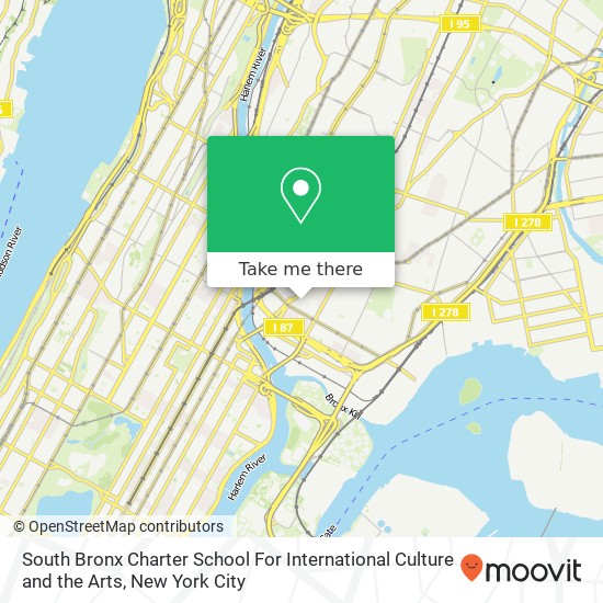 South Bronx Charter School For International Culture and the Arts map