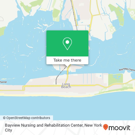 Mapa de Bayview Nursing and Rehabilitation Center