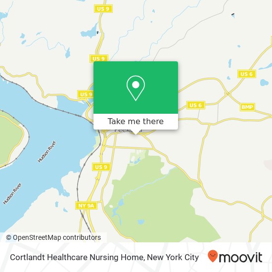 Cortlandt Healthcare Nursing Home map