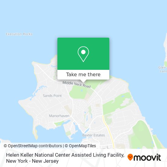 Helen Keller National Center Assisted Living Facility map