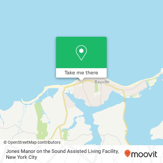 Jones Manor on the Sound Assisted Living Facility map