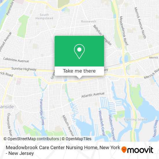 Meadowbrook Care Center Nursing Home map