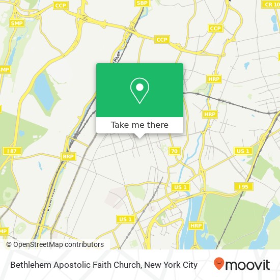 Mapa de Bethlehem Apostolic Faith Church