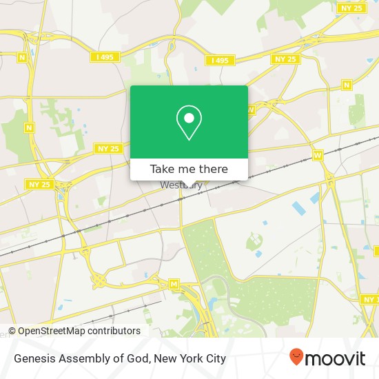 Genesis Assembly of God map