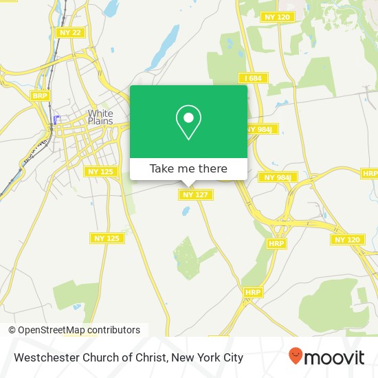 Mapa de Westchester Church of Christ