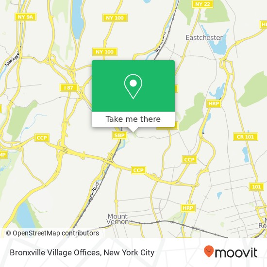 Mapa de Bronxville Village Offices