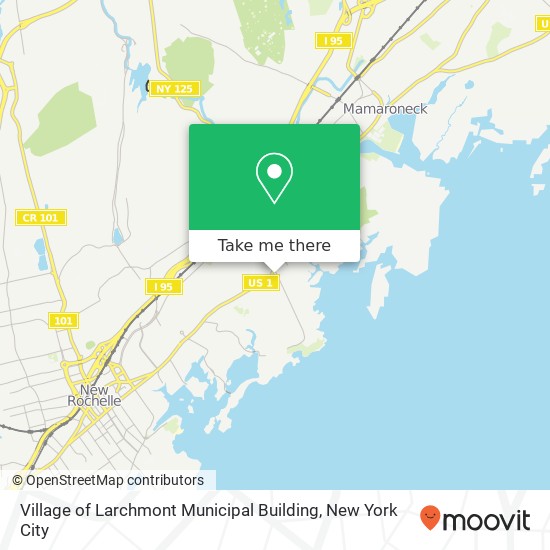 Mapa de Village of Larchmont Municipal Building