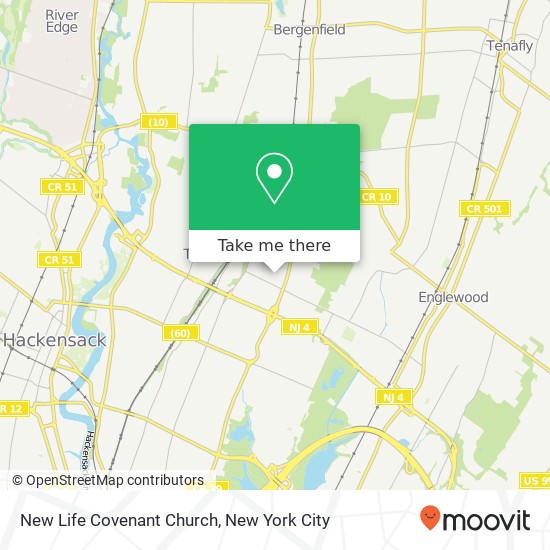 Mapa de New Life Covenant Church