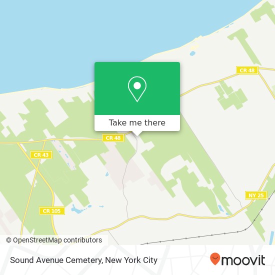 Mapa de Sound Avenue Cemetery