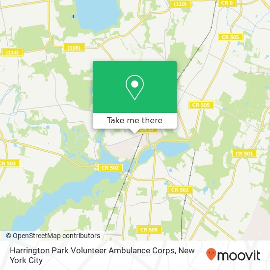 Mapa de Harrington Park Volunteer Ambulance Corps