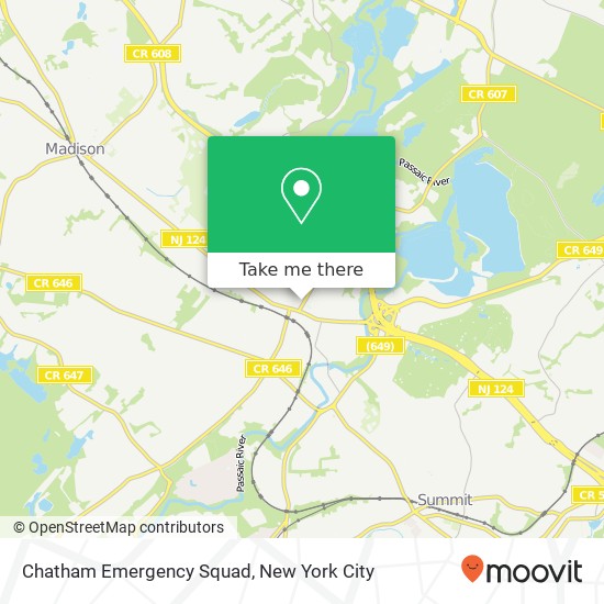 Mapa de Chatham Emergency Squad