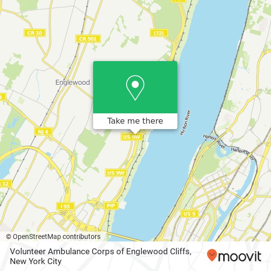 Mapa de Volunteer Ambulance Corps of Englewood Cliffs