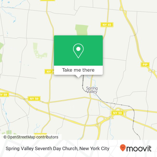 Mapa de Spring Valley Seventh Day Church