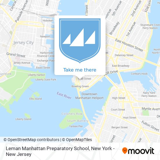 Mapa de Leman Manhattan Preparatory School