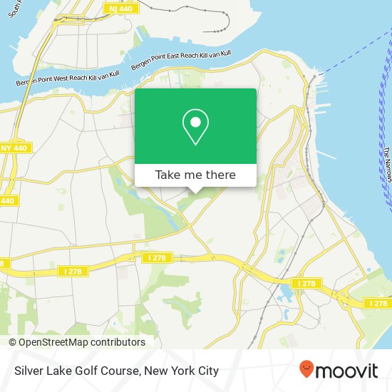 Silver Lake Golf Course map