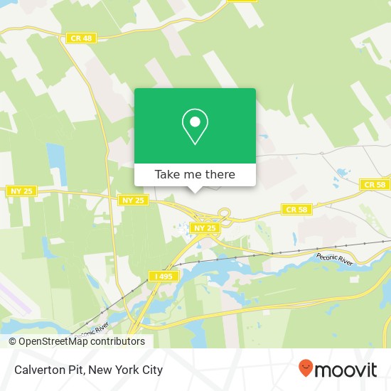 Calverton Pit map