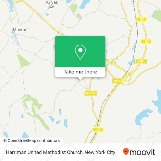 Mapa de Harriman United Methodist Church