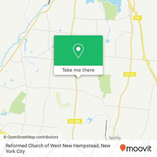 Reformed Church of West New Hempstead map