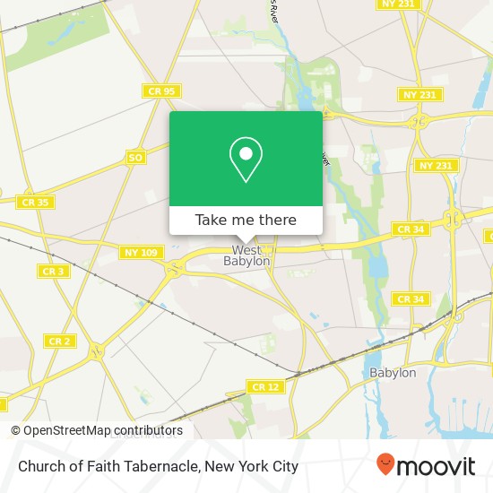 Church of Faith Tabernacle map