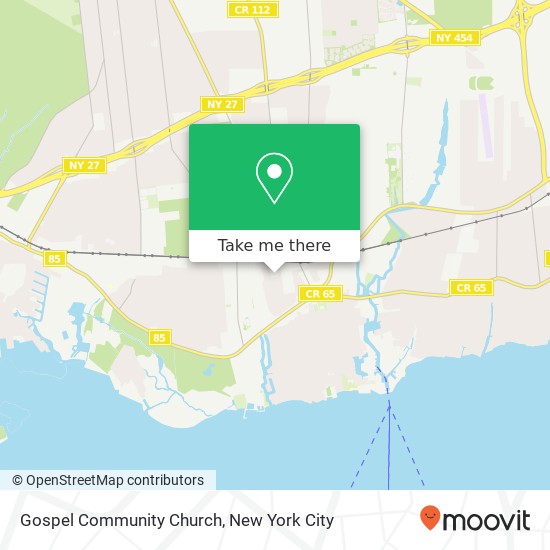 Mapa de Gospel Community Church