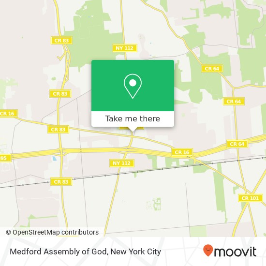 Mapa de Medford Assembly of God