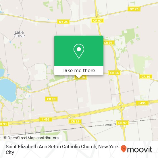 Saint Elizabeth Ann Seton Catholic Church map