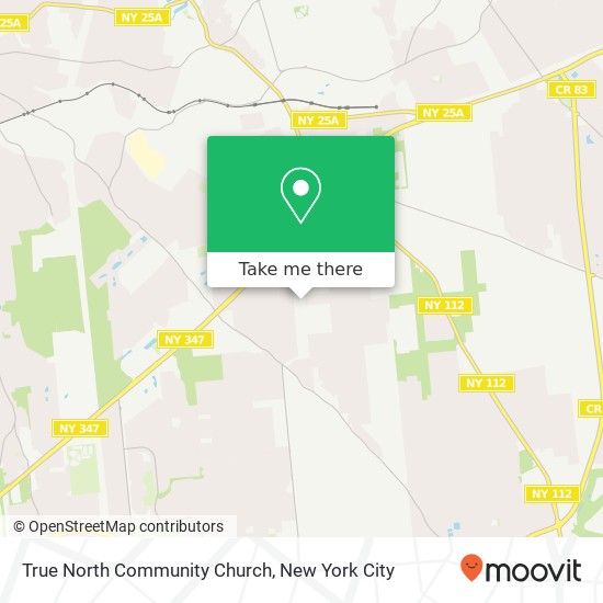 True North Community Church map