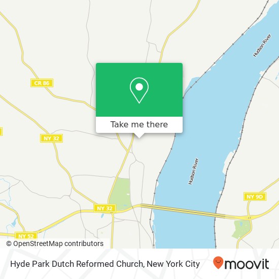 Hyde Park Dutch Reformed Church map