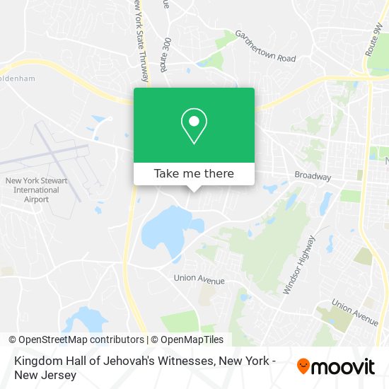 Mapa de Kingdom Hall of Jehovah's Witnesses