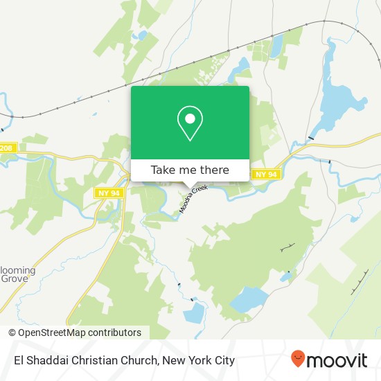 El Shaddai Christian Church map