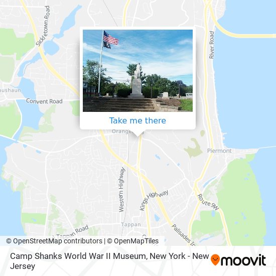 Camp Shanks World War II Museum map