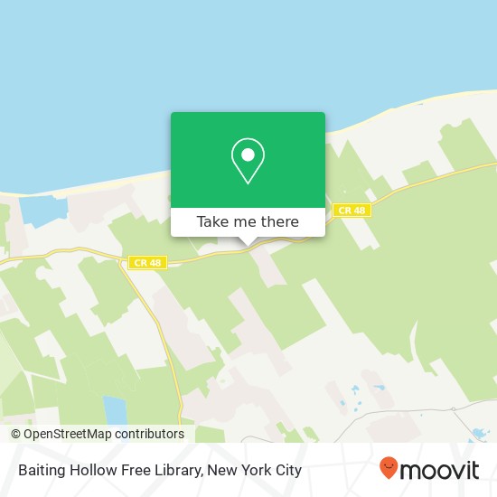 Baiting Hollow Free Library map