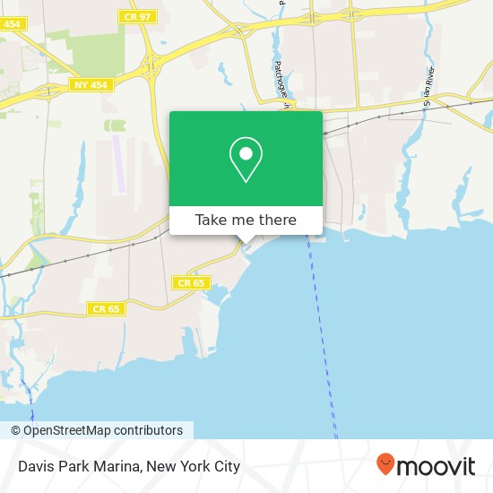 Davis Park Marina map
