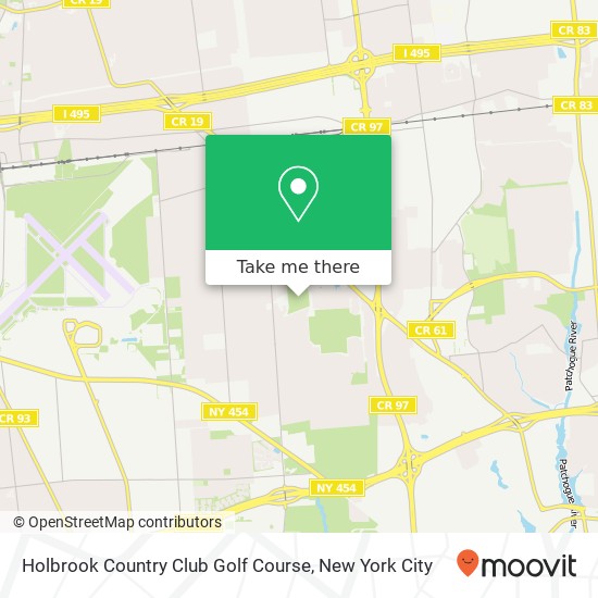 Mapa de Holbrook Country Club Golf Course