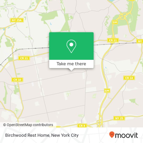 Mapa de Birchwood Rest Home