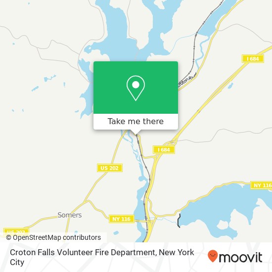 Croton Falls Volunteer Fire Department map
