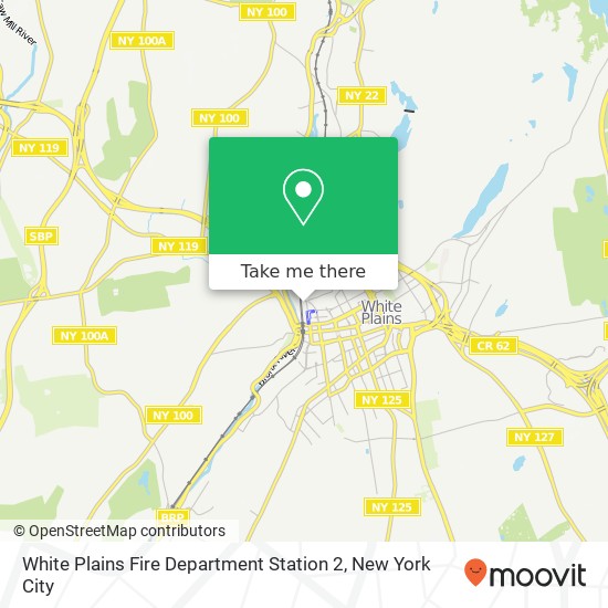 Mapa de White Plains Fire Department Station 2