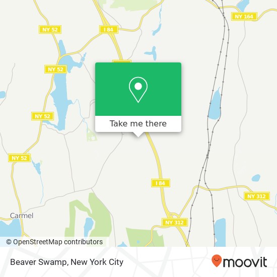 Mapa de Beaver Swamp