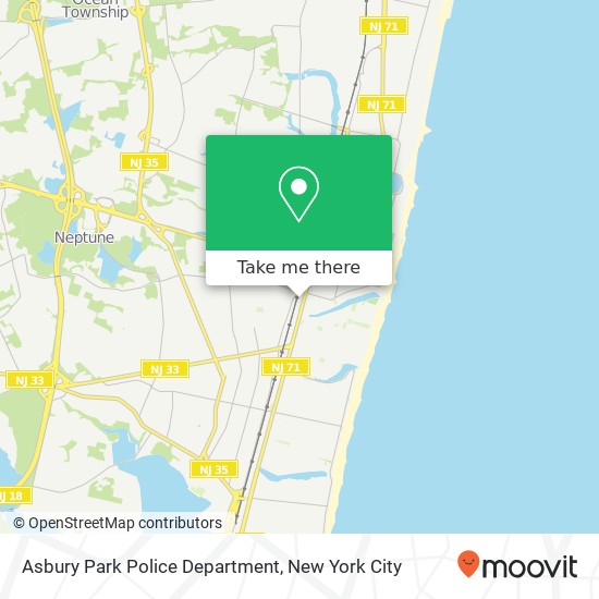 Mapa de Asbury Park Police Department