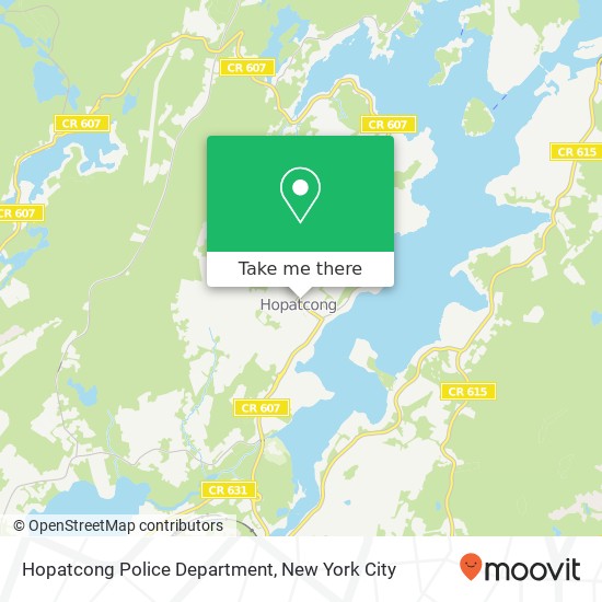 Hopatcong Police Department map