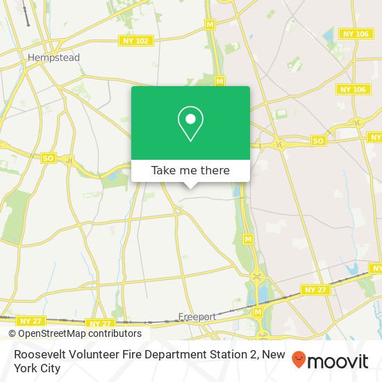 Roosevelt Volunteer Fire Department Station 2 map