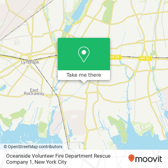 Mapa de Oceanside Volunteer Fire Department Rescue Company 1