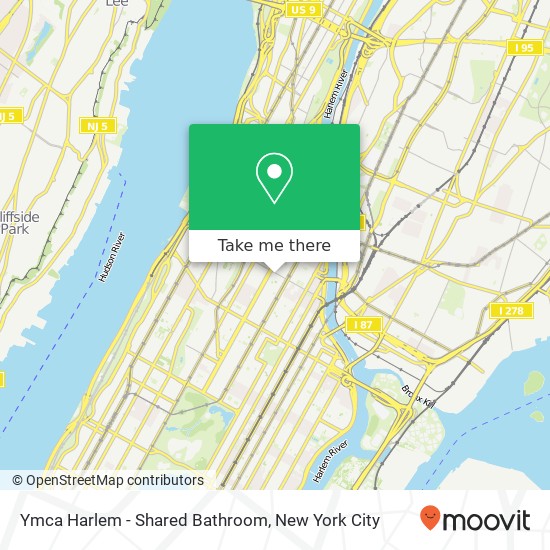 Ymca Harlem - Shared Bathroom map