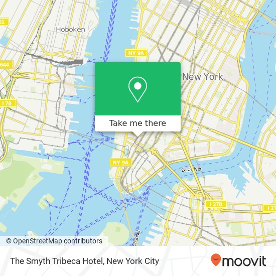 The Smyth Tribeca Hotel map