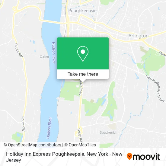 Holiday Inn Express Poughkeepsie map