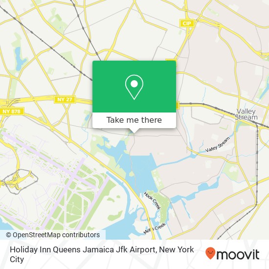 Mapa de Holiday Inn Queens Jamaica Jfk Airport