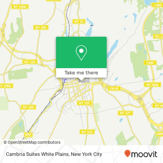 Mapa de Cambria Suites White Plains