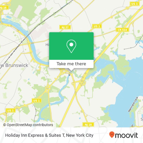 Mapa de Holiday Inn Express & Suites T