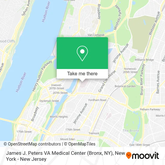 James J. Peters VA Medical Center (Bronx, NY) map