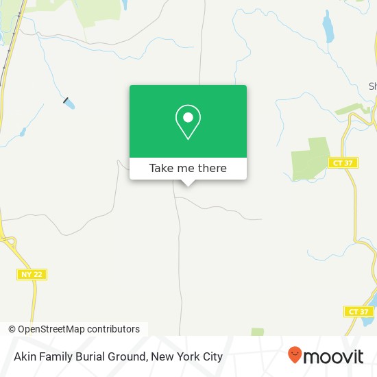 Akin Family Burial Ground map